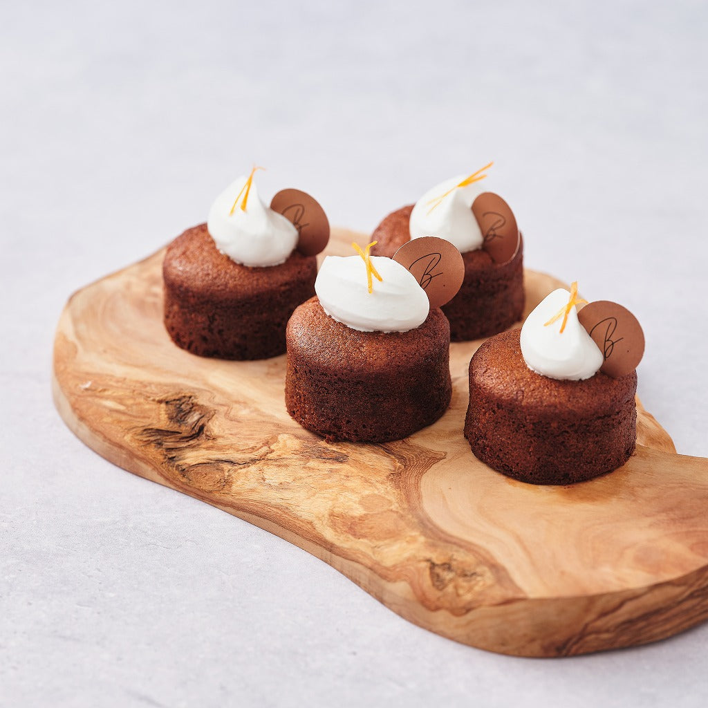 Low-sugar cake | Mini carrot cake [4 pieces]